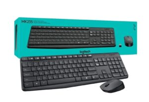 Teclado + mouse Logitech MK235 Inalámbrico