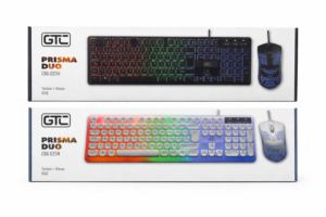 Teclado y mouse USB COMBO PRISMA DUO GTC CBG-025N